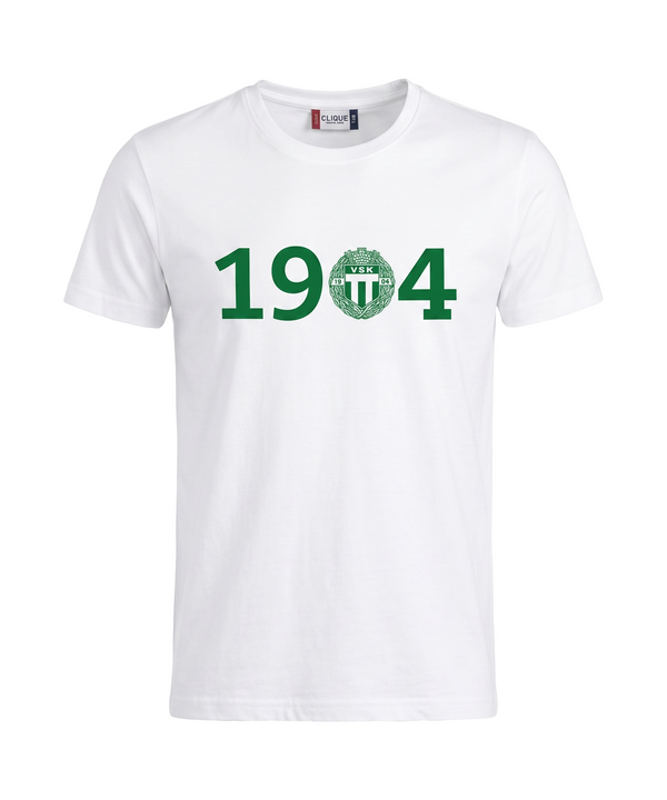 Vit tshirt - 1904 med emblem