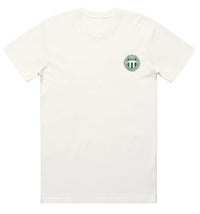 Grönvitt Wave Grafisk T-shirt Dam — bild 2