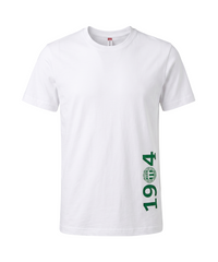 Vit t-shirt - 1904 med logotyp nedtill — bild 1
