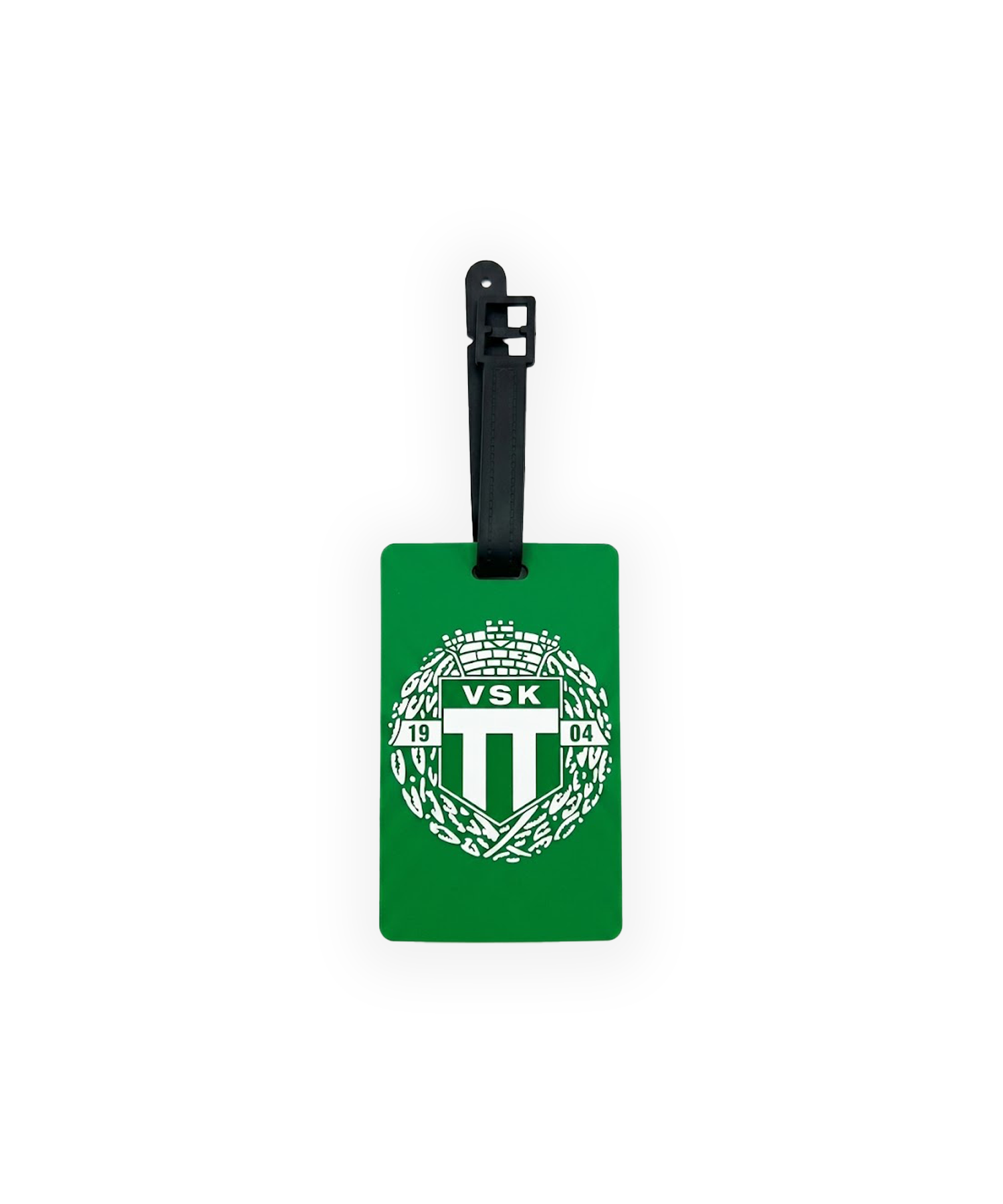 Bagagetag med VSK-logotyp