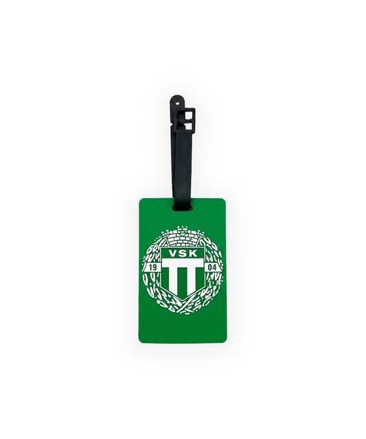 Bagagetag med VSK-logotyp