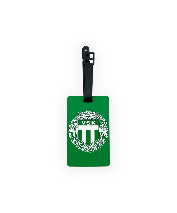 Bagagetag med VSK-logotyp