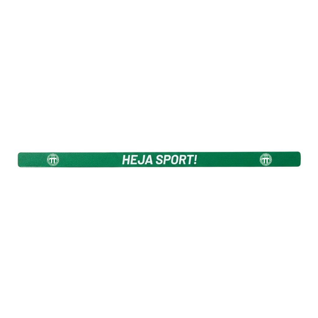 Nummerplåtlist grön HEJA SPORT!