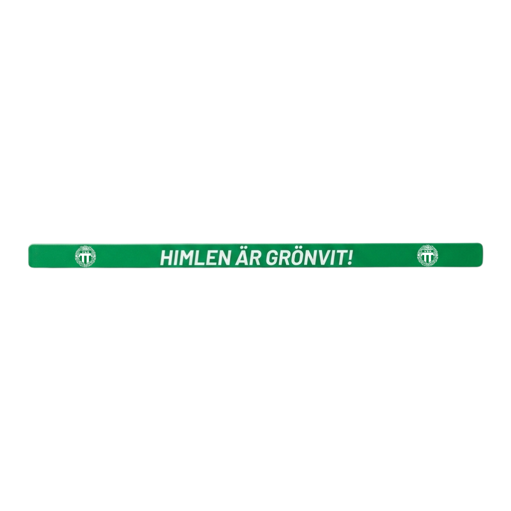 Nummerplåtlist grön HIMLEN ÄR GRÖNIVT!