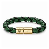 VSK x Skultuna – Flätat läderarmband — bild 2