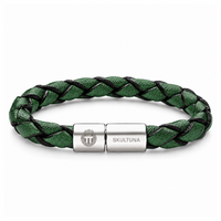 VSK x Skultuna – Flätat läderarmband — bild 2