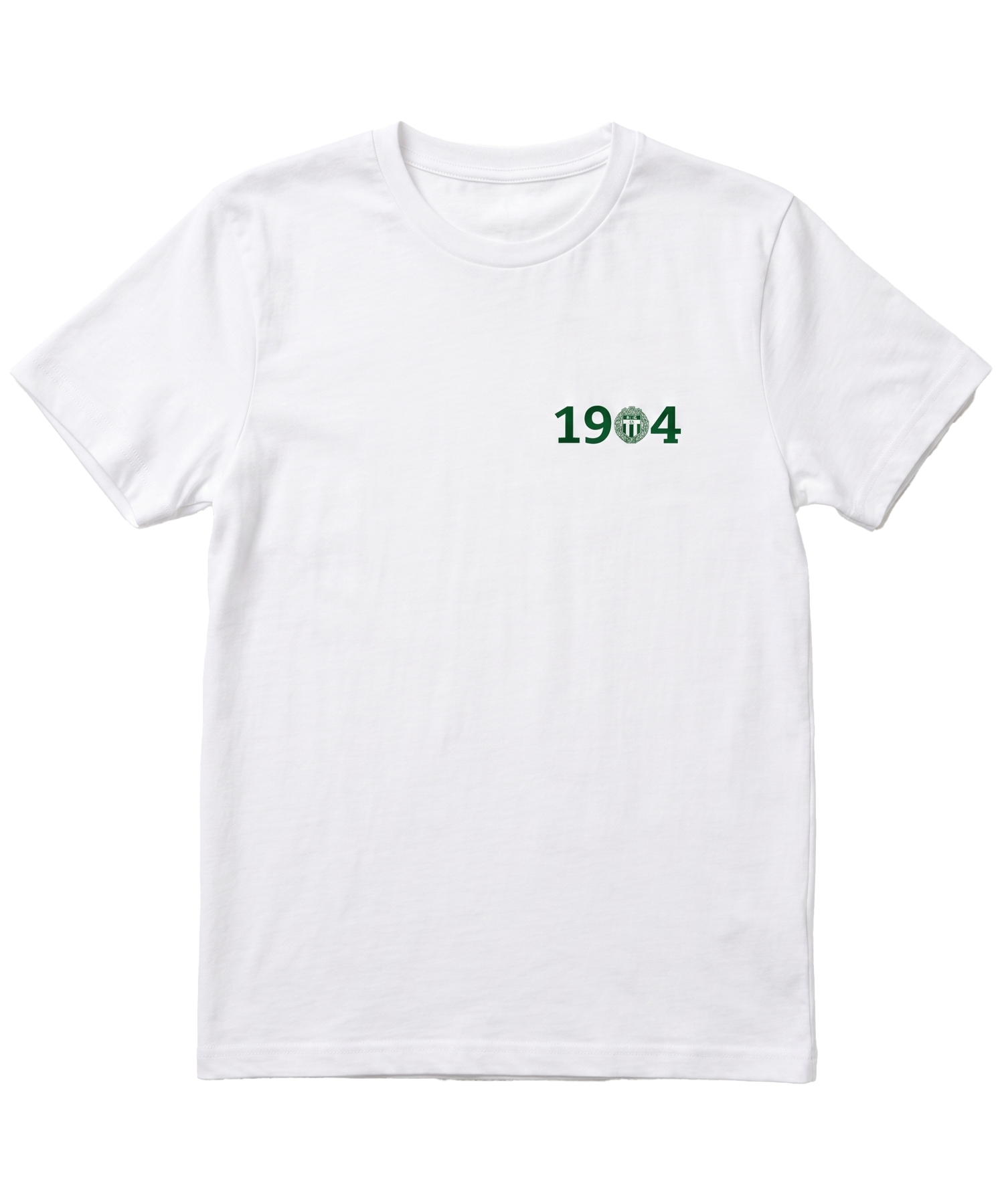 Vit t-shirt - 1904 med VSK emblem litet