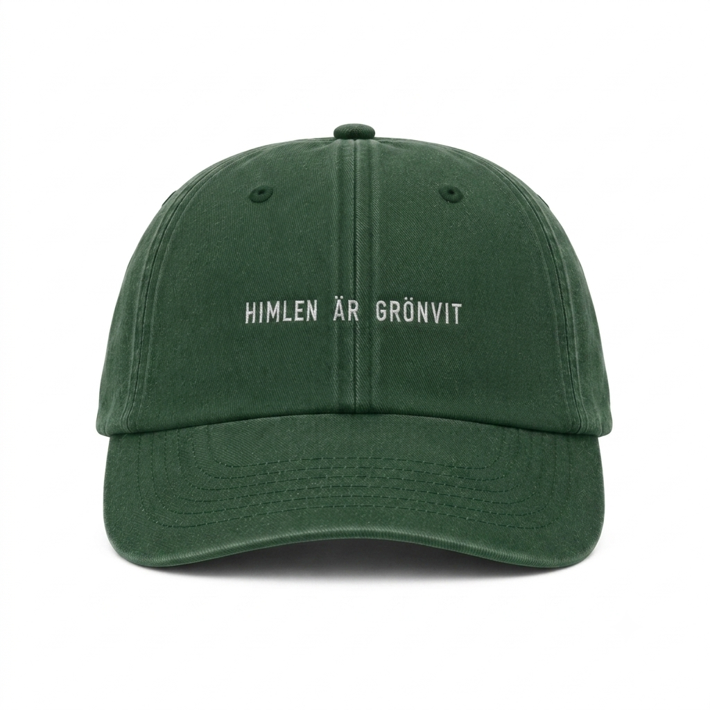 Himlen är grönvit - VSK Vintage Keps — Bottle Green